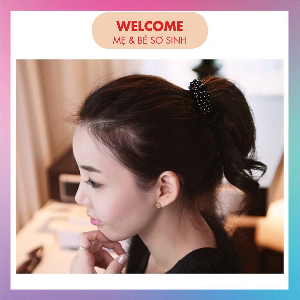 DÂY BUỘC TÓC ⚡️FREESHIP⚡️ Dây Buộc Tóc Đính Ngọc Thời Trang