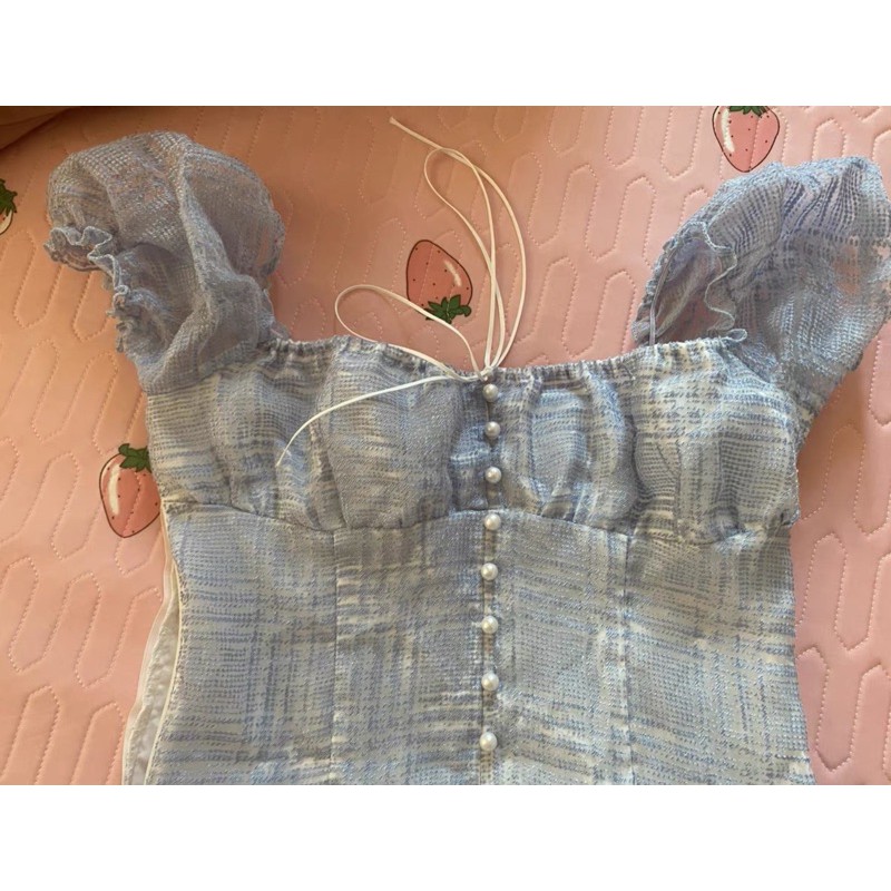 [FREESHIP] 🍨🍧🍧Đầm Cổ Vuông ,Váy Cổ Vuông Tay Phồng Cao Cấp Phong Cách Hàn Quốc Siêu Ngọt Ngào Cho Nữ🍧🍧🍨 | BigBuy360 - bigbuy360.vn