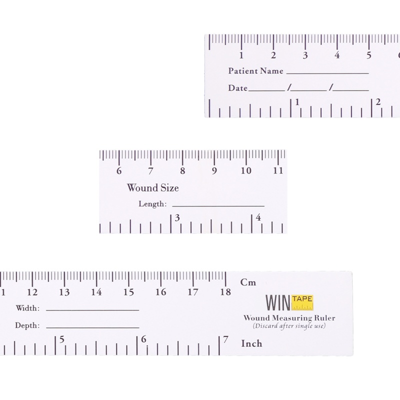 Bộ 100 Giấy Đo Vết Thương 18cm 7 Educare 18cm 7 Gói