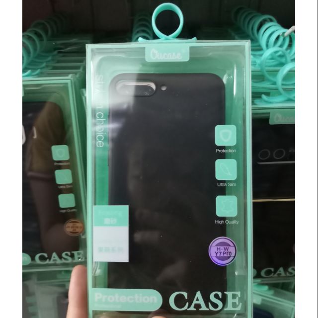 Ốp dẻo Ou case cho Huawei Y7 Pro 2018 màu đen