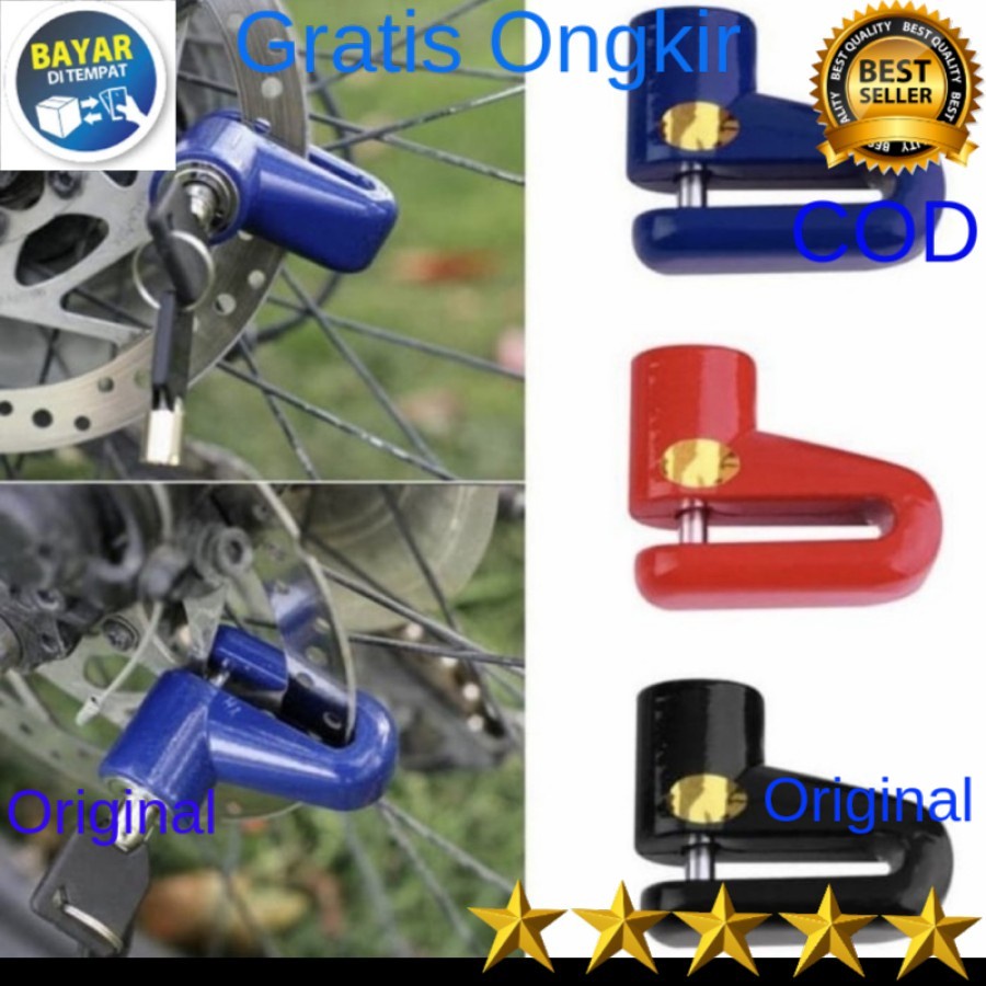 Ổ Khóa Đĩa Chống Trộm An Toàn Cho Xe Máy Honda Beat Moto