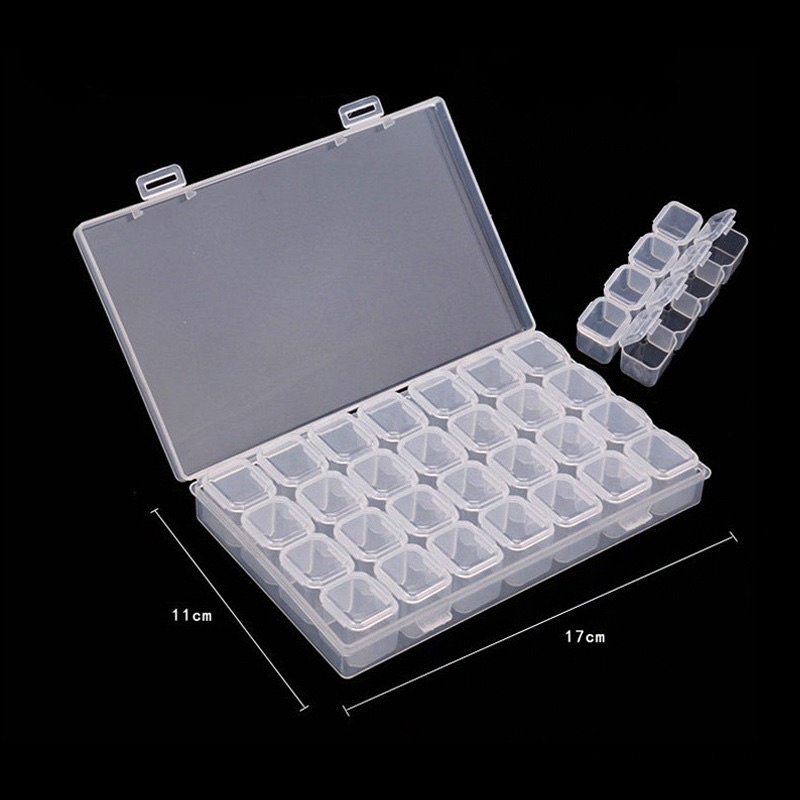 Tổng hợp khay đựng phụ kiện, đá, hoa, charm MaiAnhNails