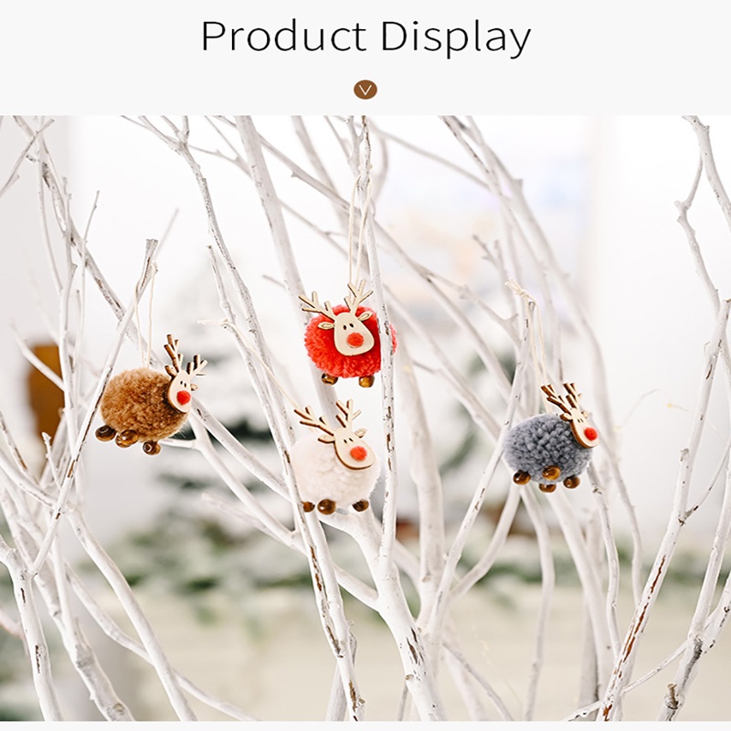 Tuần Lộc Trang Trí Cây Thông Noel Dễ Thương
