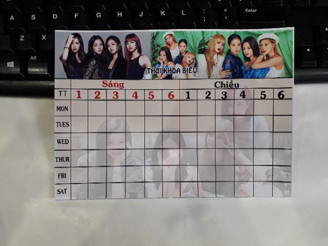 Thời khóa biểu blackpink mới mẫu mã đa dạng