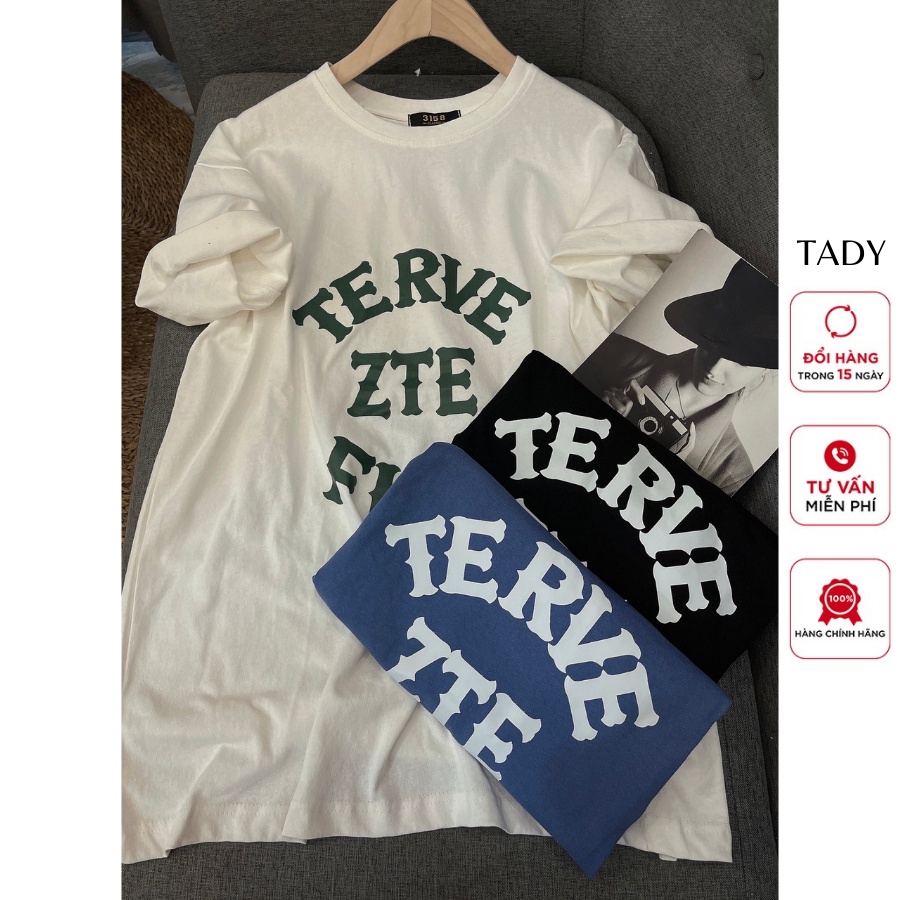 Áo Thun Cotton Terve Zte Fize, Áo Phông 3158 Chất Cotton Khô Thấm Hút Mồ Hôi