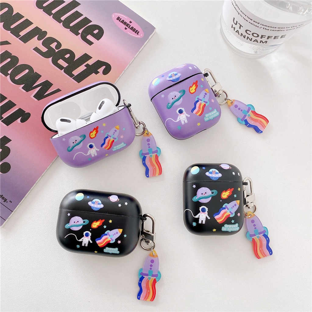 Vỏ đựng hộp tai nghe hoạt hình không gian IMD cho iPhone AirPods Pro AirPods 1/2 | BigBuy360 - bigbuy360.vn