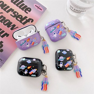 Vỏ đựng hộp tai nghe hoạt hình không gian IMD cho iPhone AirPods Pro AirPods 1/2