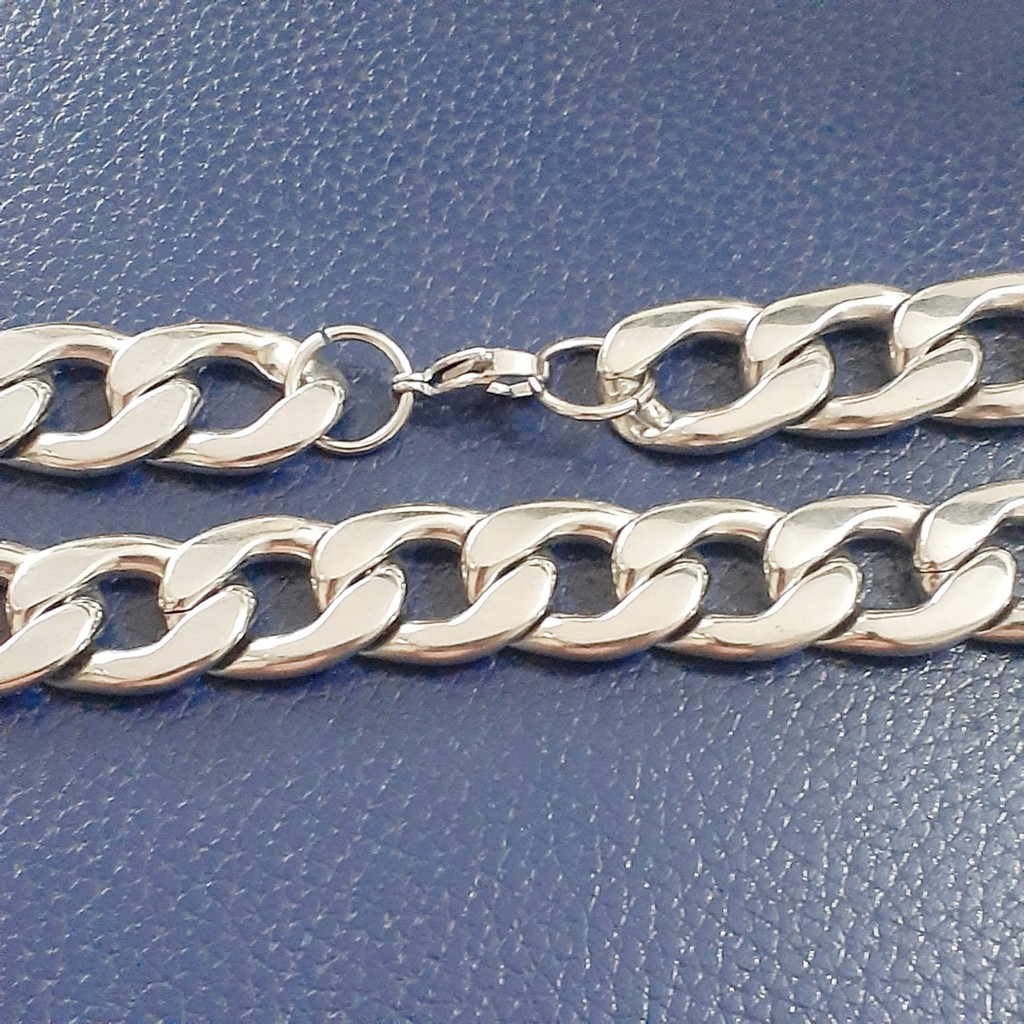 Dây chuyền nam inox liểu lặc đại 15mm đẹp, không đen, hợp thời trang