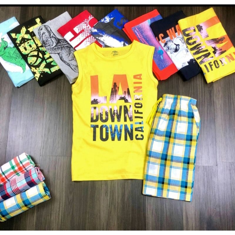 Bộ bé trai size đại  quần kaki, áo thun