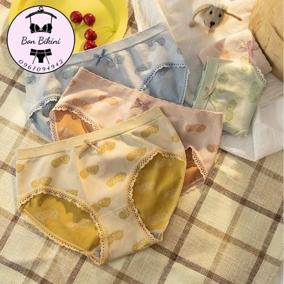 Quần lót nữ Cotton Dệt Kim Kháng Khuẩn Siêu Co Giãn