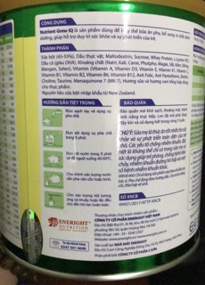 Sữa bột Nutrient Grow IQ - 700g