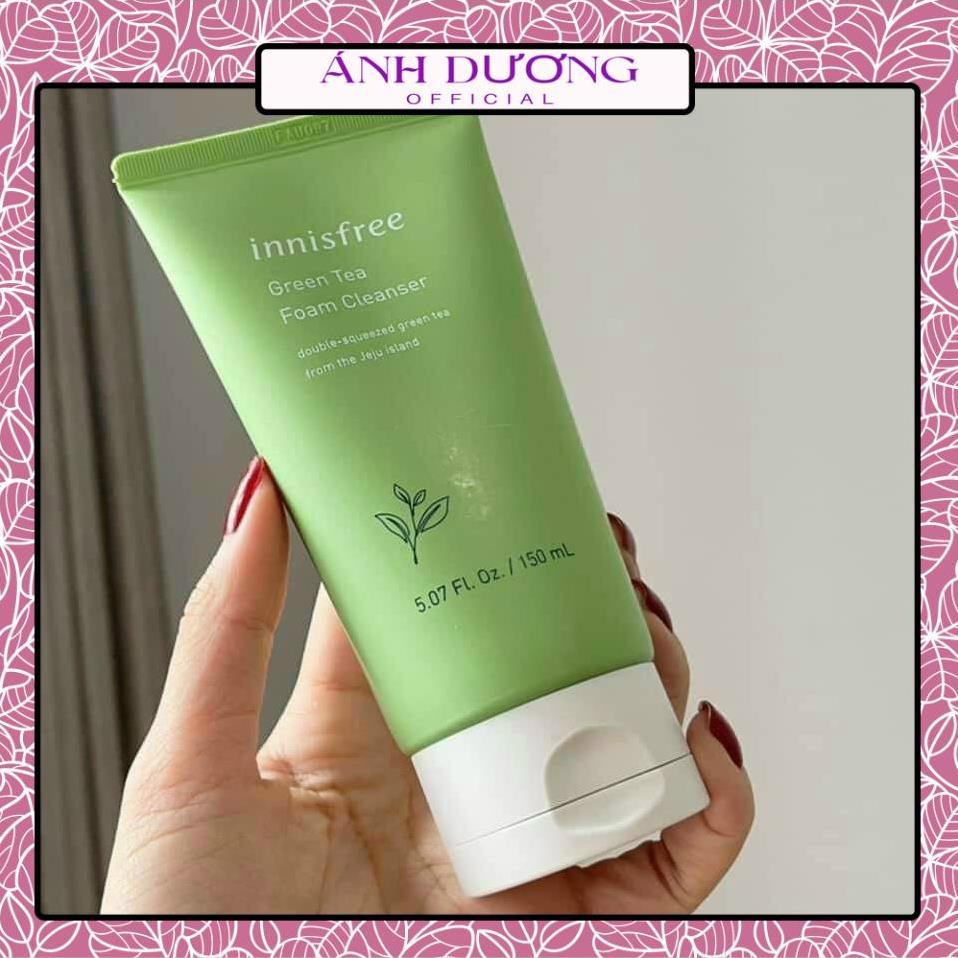 Sữa Rửa Mặt Trà Xanh Innisfree Green Tea Cleansing Foam 150ml ,Srm Tro Núi Lửa Jeju Volcanic Pore - Latino Shop