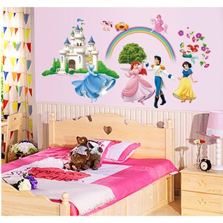 Decal dán tường Công chúa hoàng tử