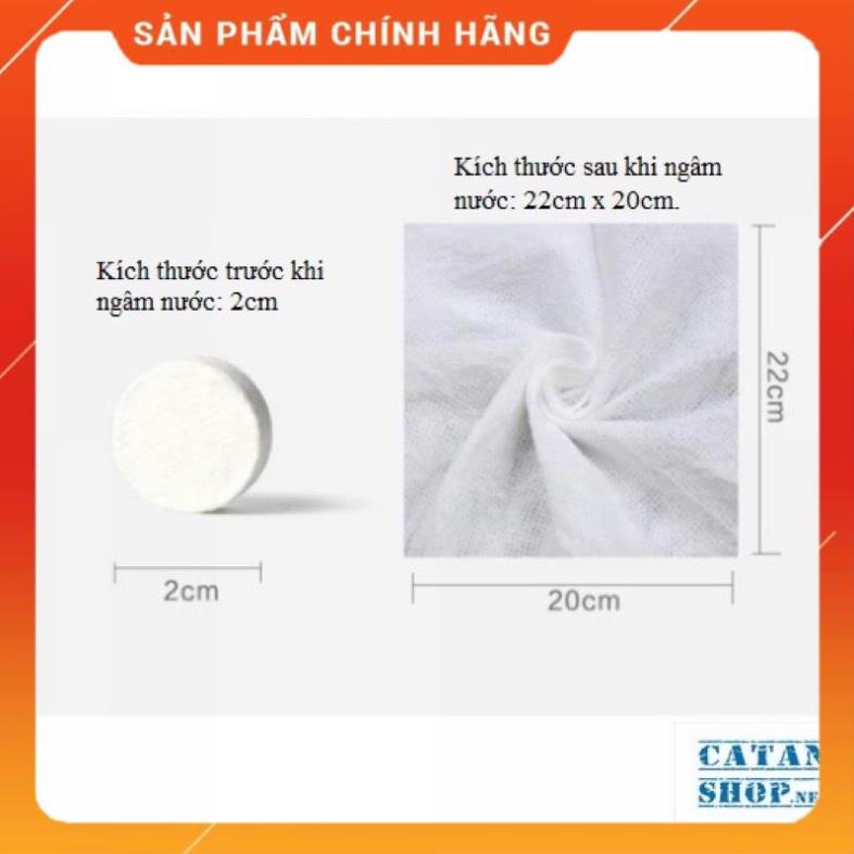 Khăn giấy nén hình viên kẹo xinh xắn bỏ túi mang theo khi đi du lịch, picnic, dã ngoại cực kỳ tiện lợi dễ thương