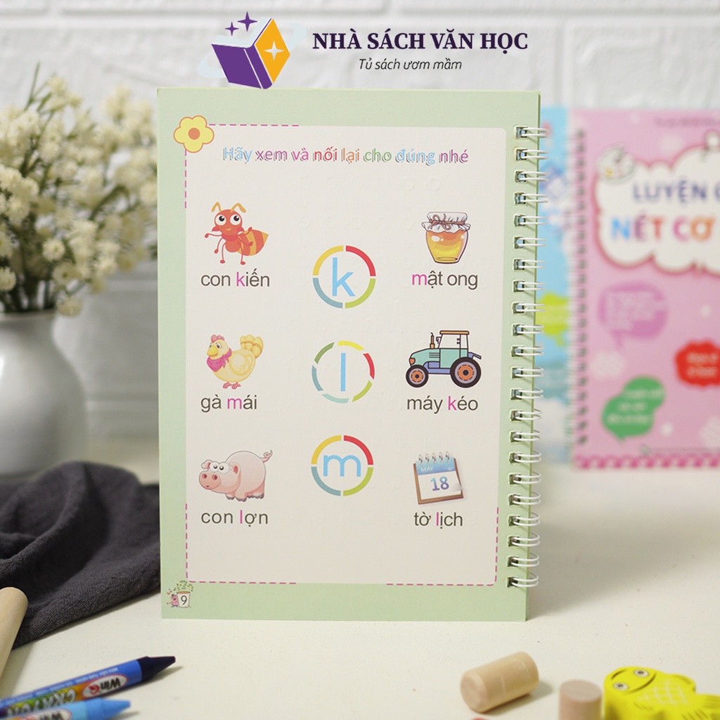 Sách - Bộ 3 Quyển Luyện Viết Thần Kỳ Tự Xóa - Tập Viếp Thần Kỳ Tự Xóa - Luyện Chữ Đẹp