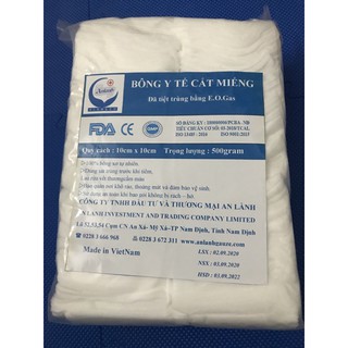 Bông Y Tế Cắt Miếng (7x7cm)