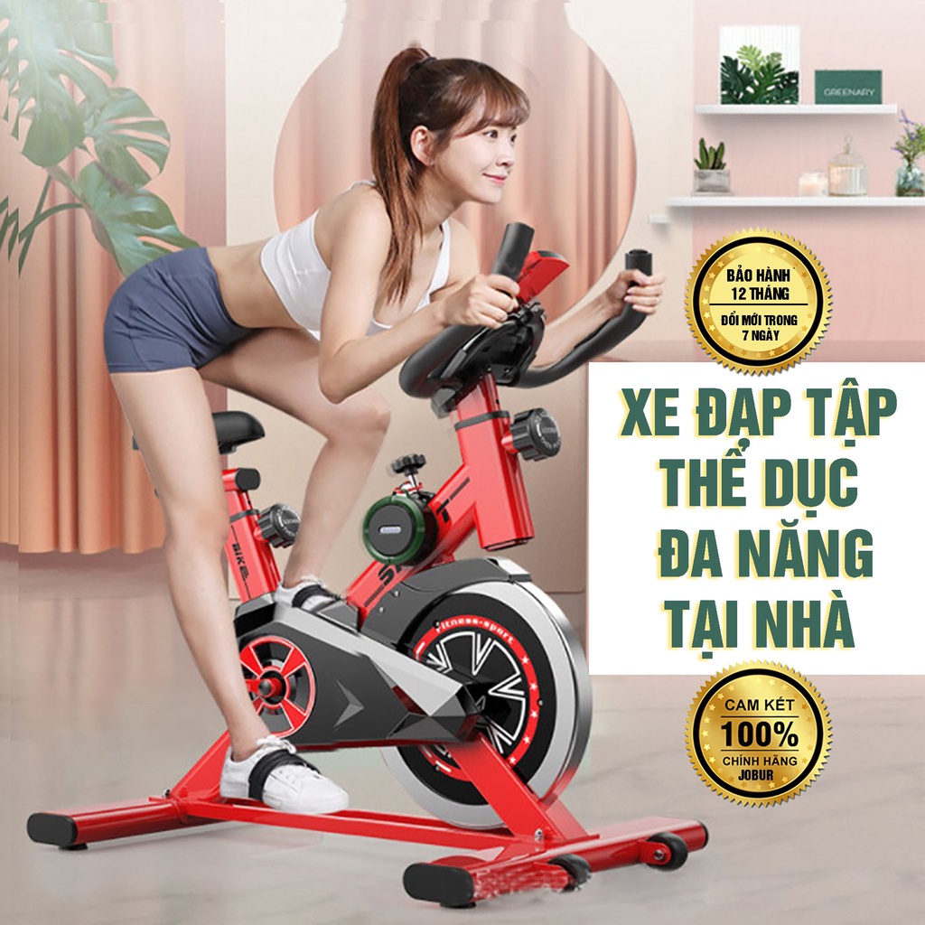 Xe đạp tập gym tổng hợp tại nhà - JOBUR SPINBIKE - Hiện đại - Sang trọng - đạp xe an toàn và hiệu quả tại nhà