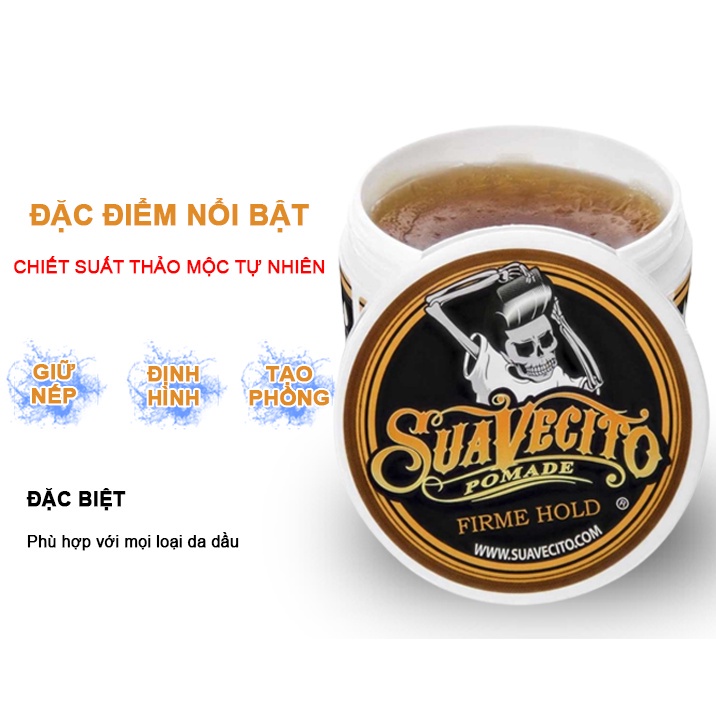 Sáp vuốt tóc màu Suavecito Pomade - Sáp vuốt tóc nam