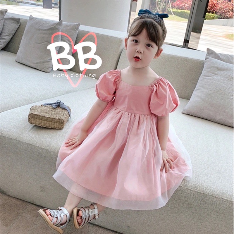 [SẴN] Đầm baby doll cho bé gái