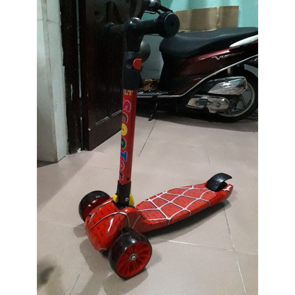 Xe trượt scooter 3 bánh phát sáng bánh PU đèn nhạy lướt êm,xe scooter trẻ em