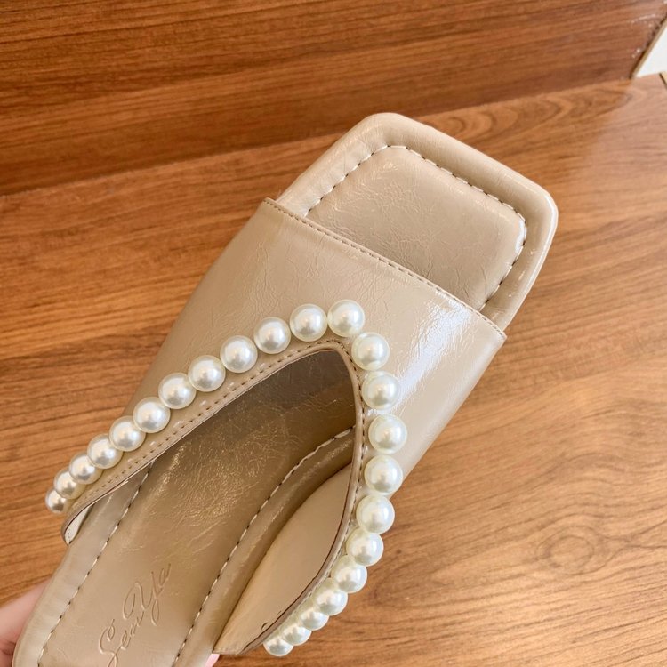 Xăng đan Nữ Hở Ngón Đế Bệt Mũi Vuông Thời Trang | BigBuy360 - bigbuy360.vn