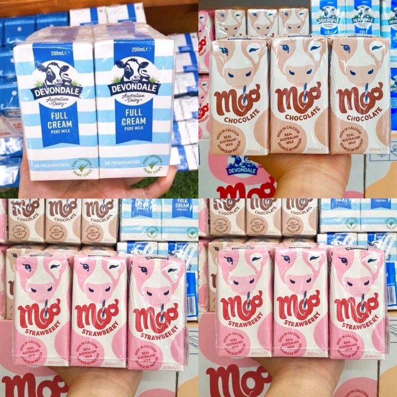 Thùng 24 hộp sữa nguyên kem Devoldela 200ml