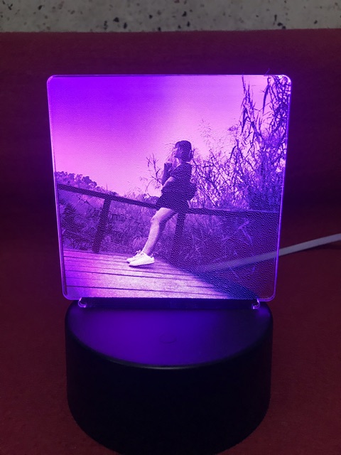 Đèn ngủ 3d Led 16 màu hình ảnh chân dung quà tặng độc đáo khắc theo yêu cầu