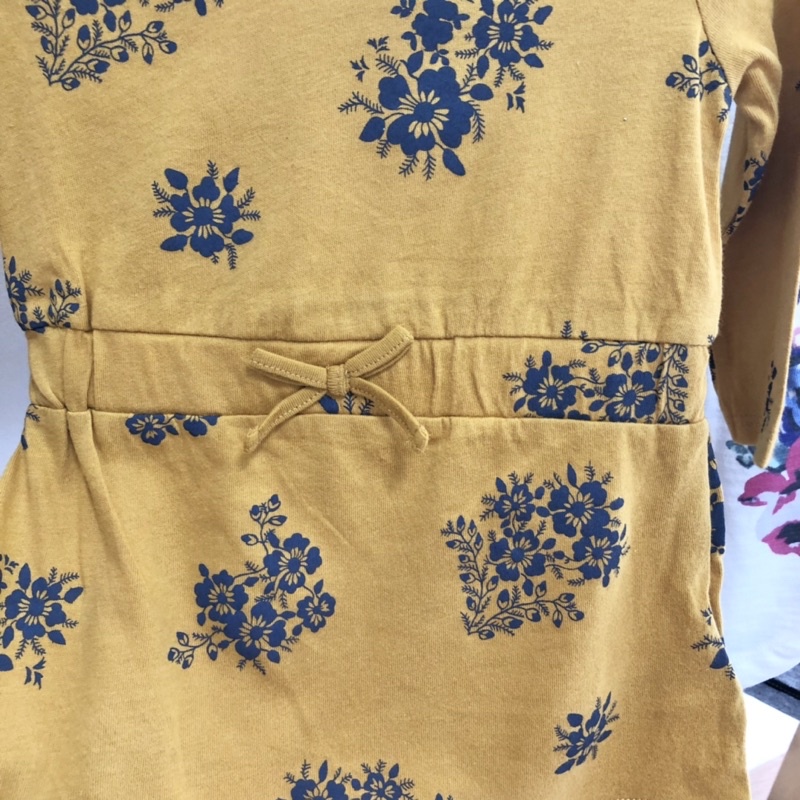 Váy đầm thu đông xuất dư cho bé gái dài tay chất cotton mềm mịn