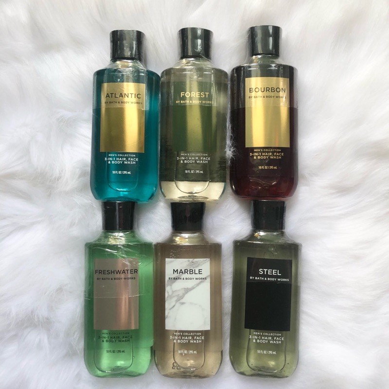 Sữa tắm gội cho nam Bath & Body Works  3-in-1 Hair- Face- Body Wash 295ml