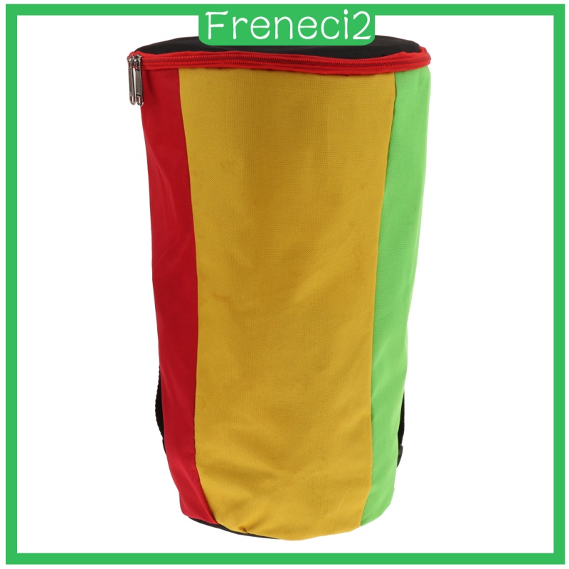 [FRENECI2] Multicolor Djembe African Drum Gig Bag Case with Shoulder Strap 8inch