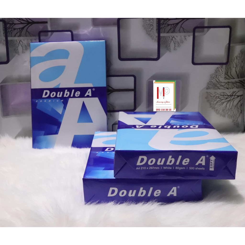 Giấy A4 Double A 70gsm ( 5 Ream/ thùng)