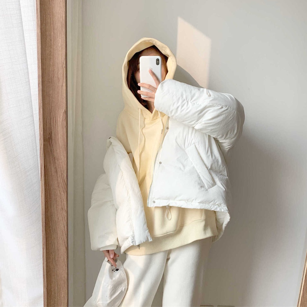 Áo hoodie mỏng dáng rộng phong cách Hàn Quốc thời trang xuân thu hàng mới