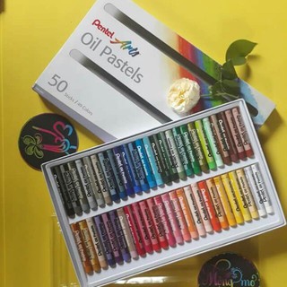 Sáp dầu Pentel 50 màu, Oil Pastels, Sáp màu