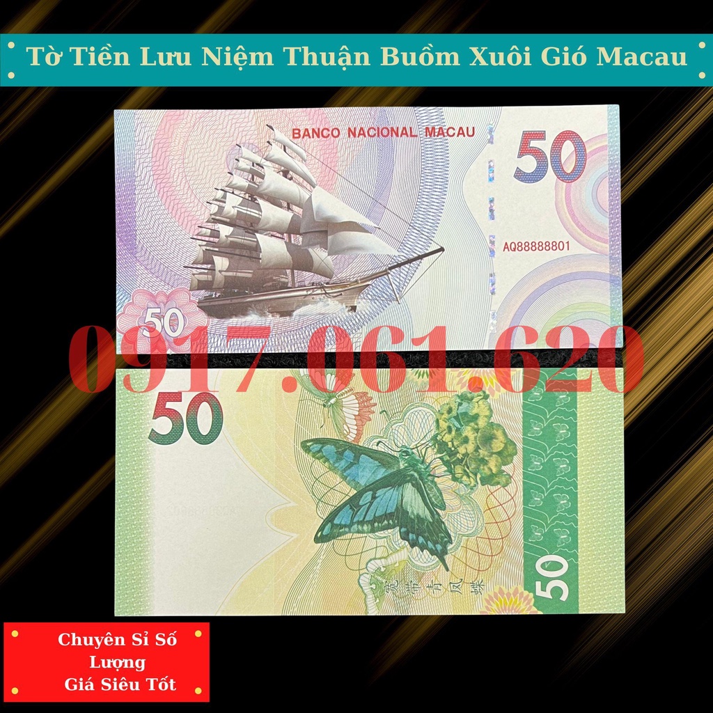 Tiền Lưu Niệm Thuận Buồm Xuôi Gió do Macau Phát Hành Mang ý nghĩa phong thủy và giá trị sưu tầm, làm quà tặng
