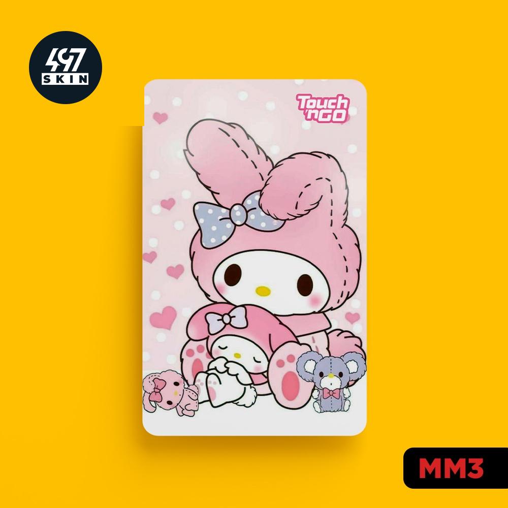 Skin Card My Melody  - Miếng Dán ATM, Thẻ Xe, Thẻ Từ, Thẻ Chung Cư - Chất Liệu Chống Xước - Chống Nước