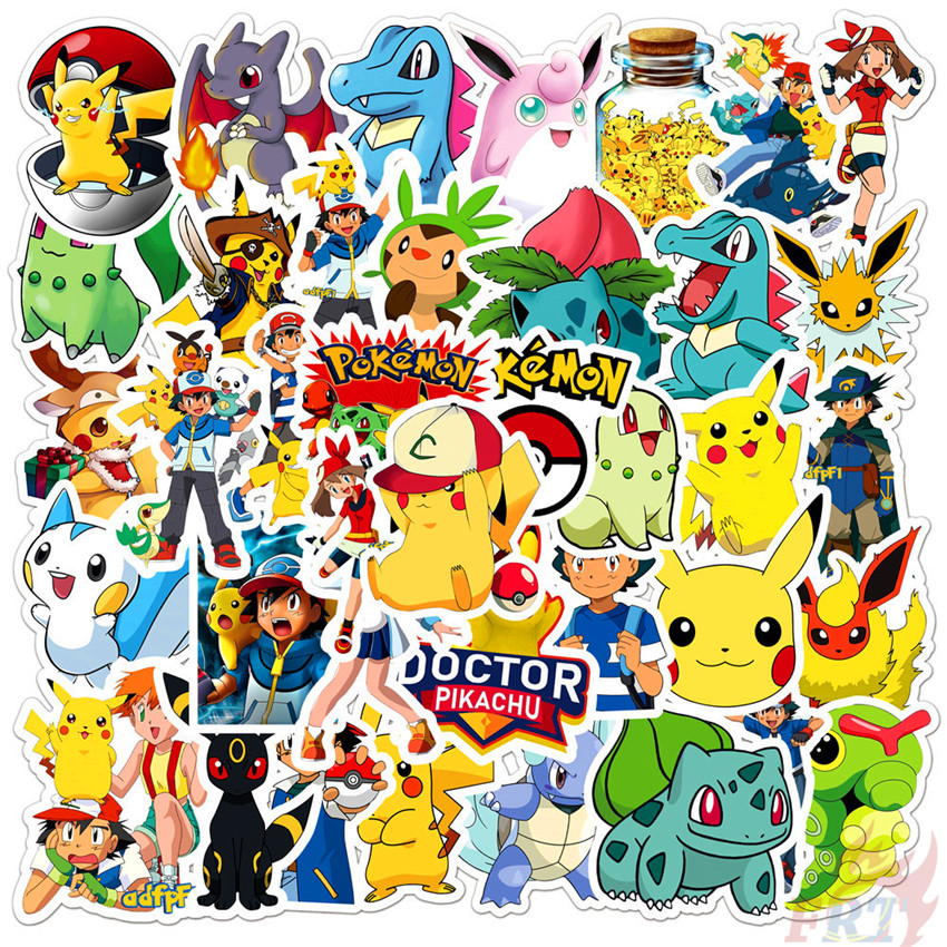 ❉ Pokemon Go - Series 06 Anime Kawaii Pocket Monster Stickers ❉ 50Pcs/Set DIY Fashion Mixed Luggage Laptop Skateboard Doodle Decals Stickers