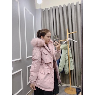 Áo khoác 2 lớp kaki và lót lông cừu dày dặn,