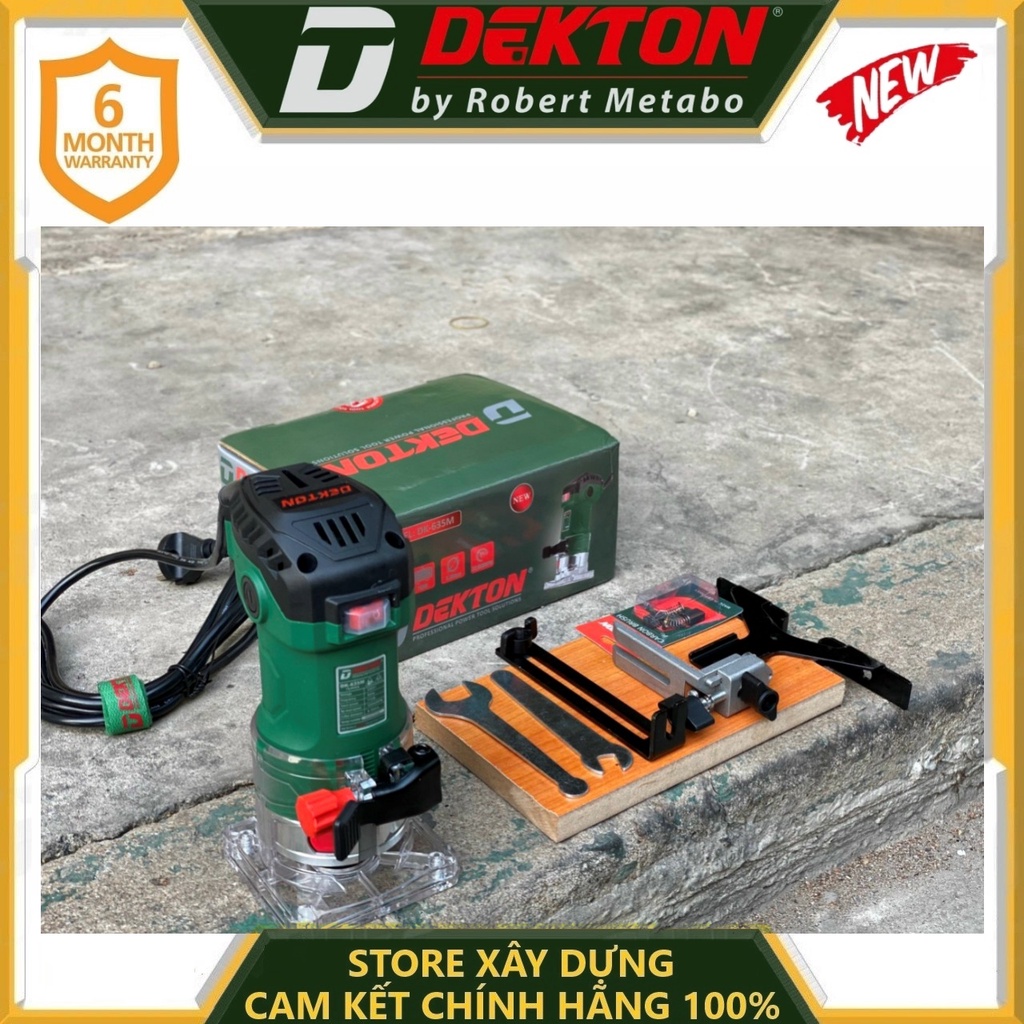 MÁY PHAY GỖ 650 W (6.35 MM) DEKTON DK-635M- HÀNG CHÍNH HÃNG