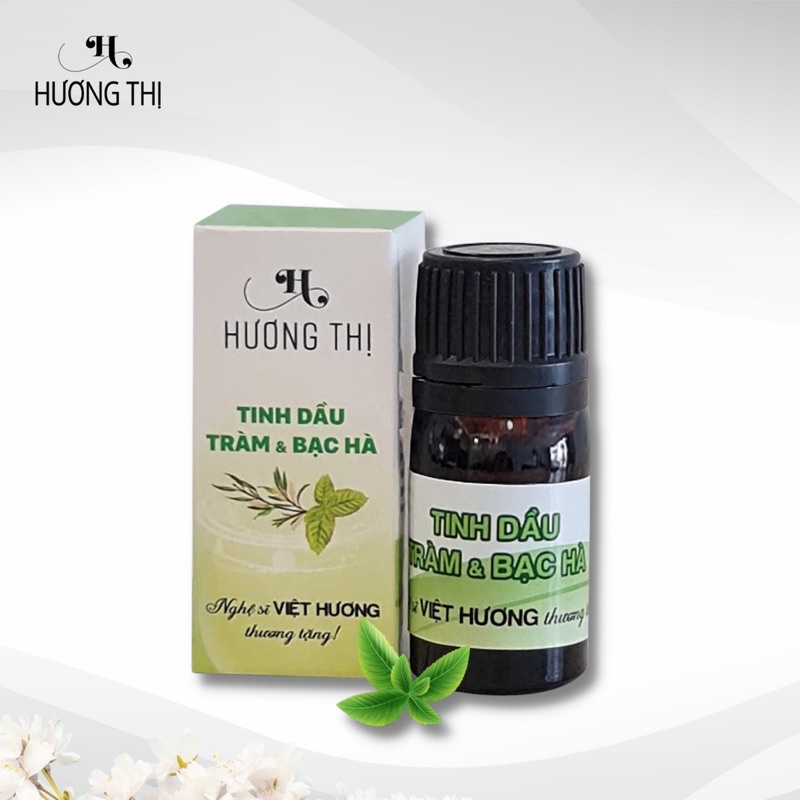 [Quà tặng] Tinh dầu tràm &amp; bạc hà 5ml