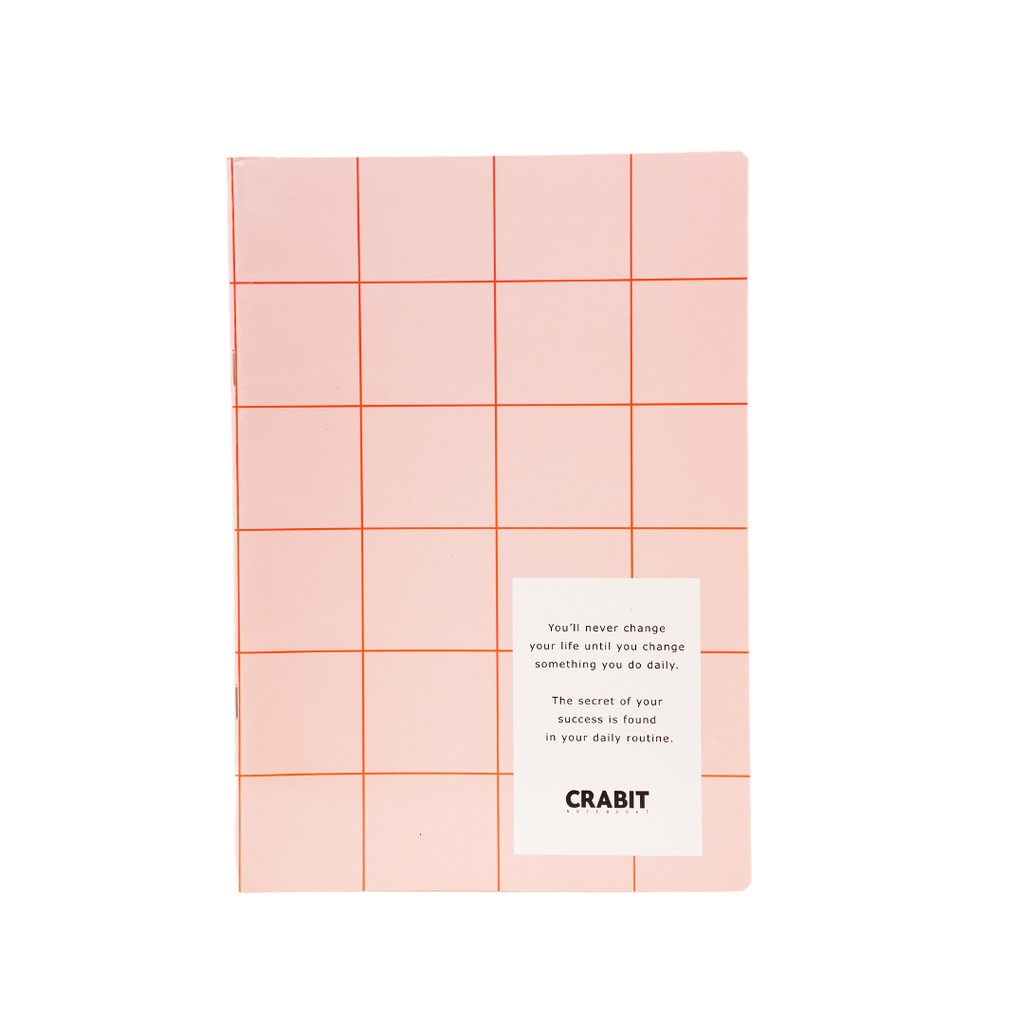 Vở kẻ ngang 80 trang cute Crabit 70gsm ghi chép takenote