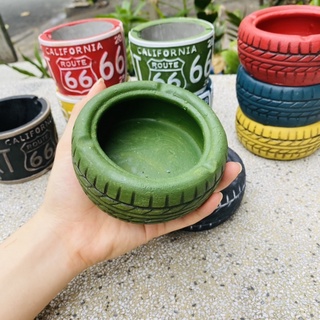 Gạt tàn thuốc lá hình Lốp xe phong cách retro