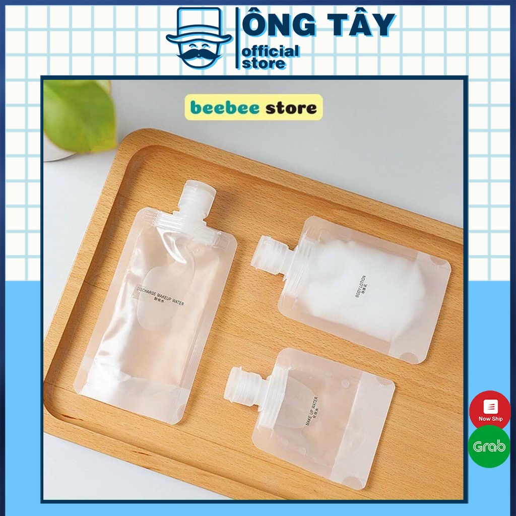 Set 3 TÚI CHIẾT MỸ PHẨM CÓ NẮP VẶN