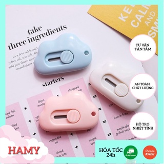 Dao rọc giấy hình đám mây dễ thương - có thể làm móc khóa hd5
