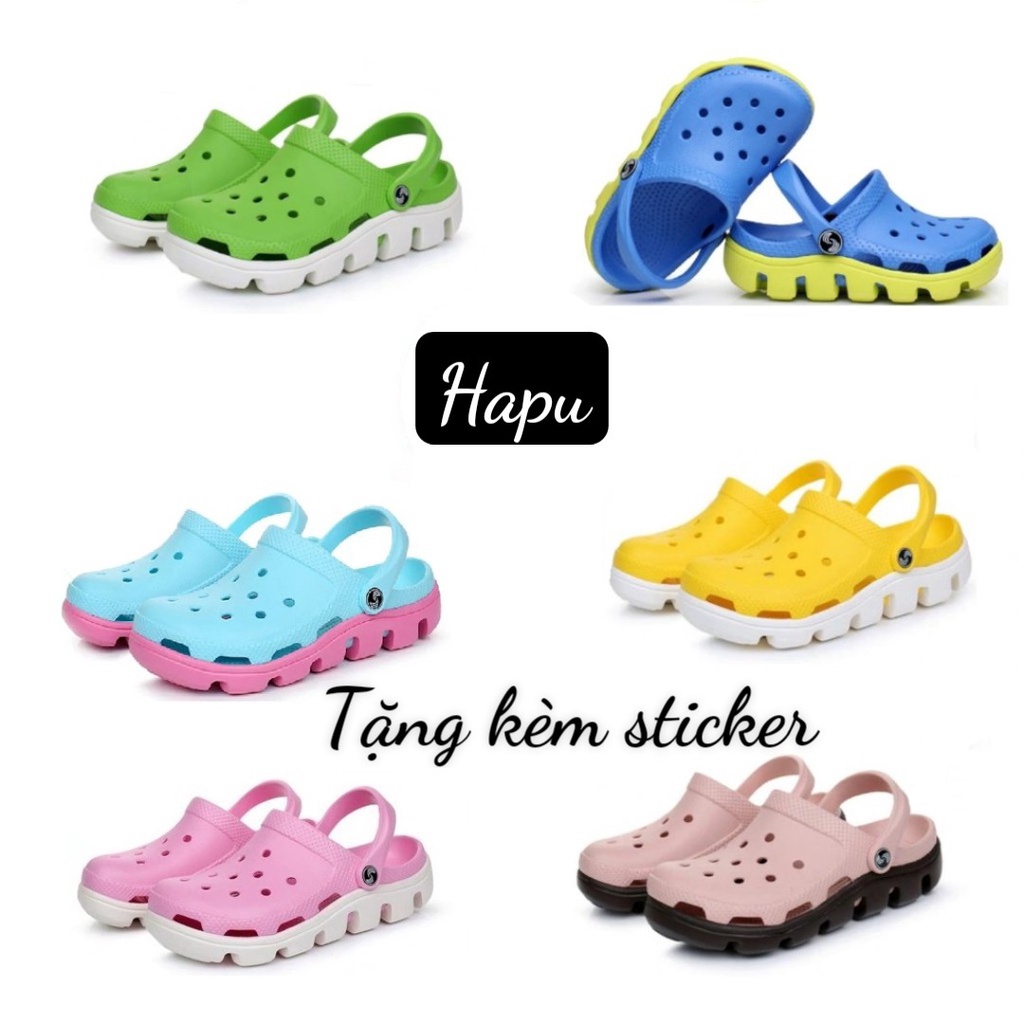 Dép sục nữ HAPU đi mưa cao cấp kiểu hàn quốc Hot trend , mới nhất 2021 ( tặng kèm 03 stick )