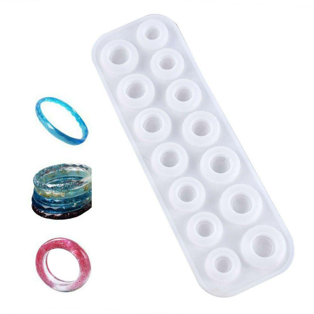 GOGOUP Khuôn Silicone Dùng Làm Nhẫn Pha Lê Thủ Công DIY