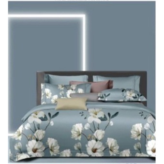 SG Bộ Chăn Ga Lụa Tencel 5 Món Đẹp Sang Trọng Mềm Mại