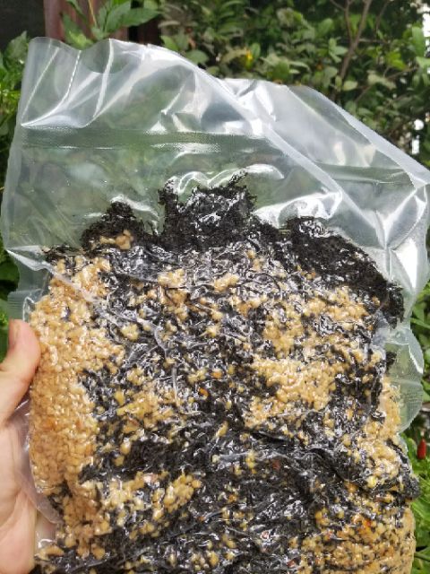 1 kg rong biển cháy tỏi loại ngon