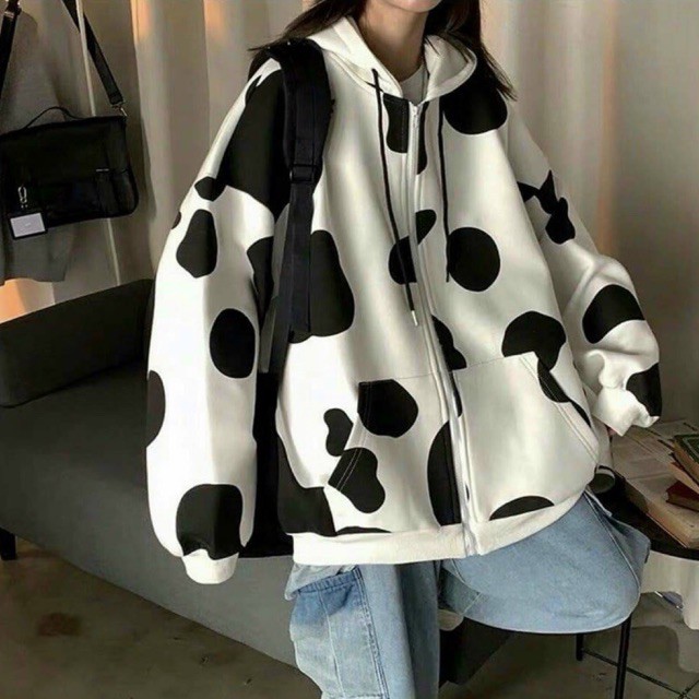 [RẼ VÔ ĐỊCH] Áo Hoodie Zip Bò Sữa Unisex From Rộng | BigBuy360 - bigbuy360.vn