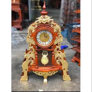 Đồng hồ quả lắc rát vàng