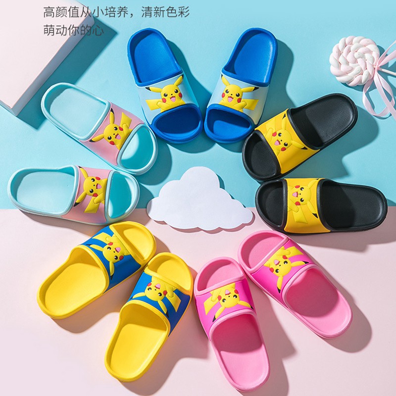 Pokémon-(High Quality) EVA Lightweight Cartoon Kid's Home Slippers